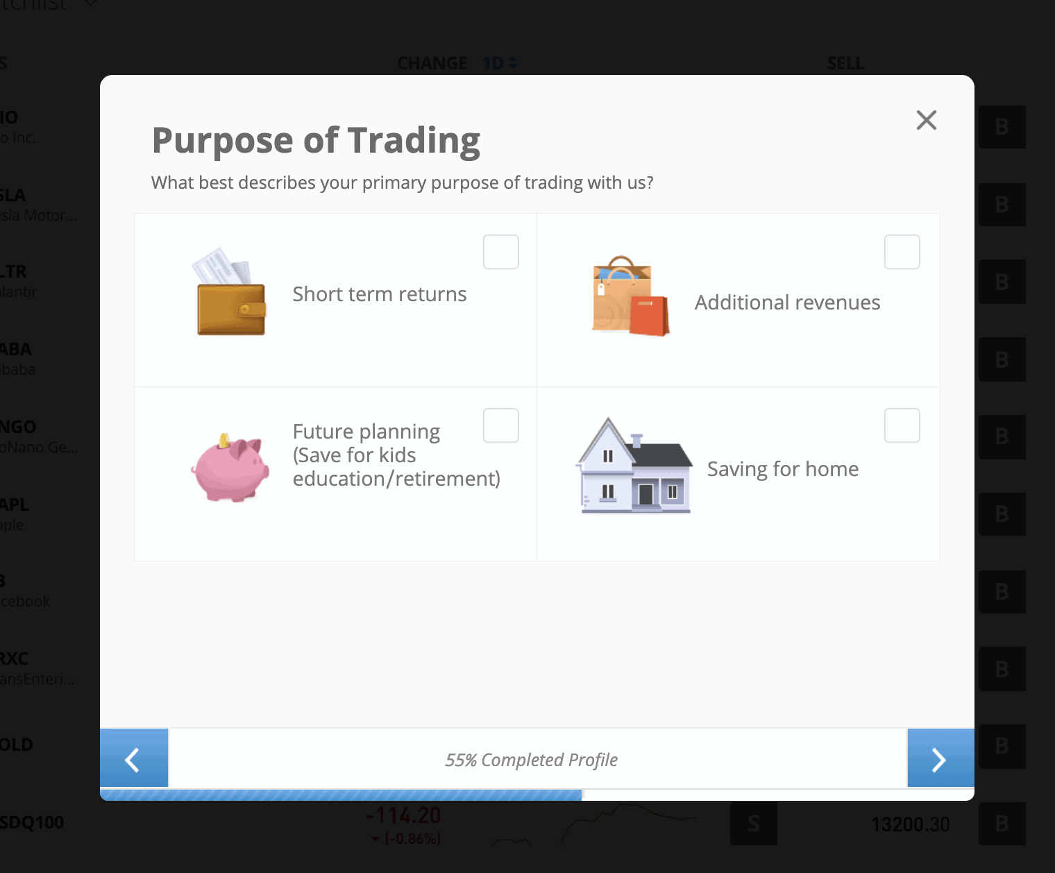 etoro account verification - trading purposes