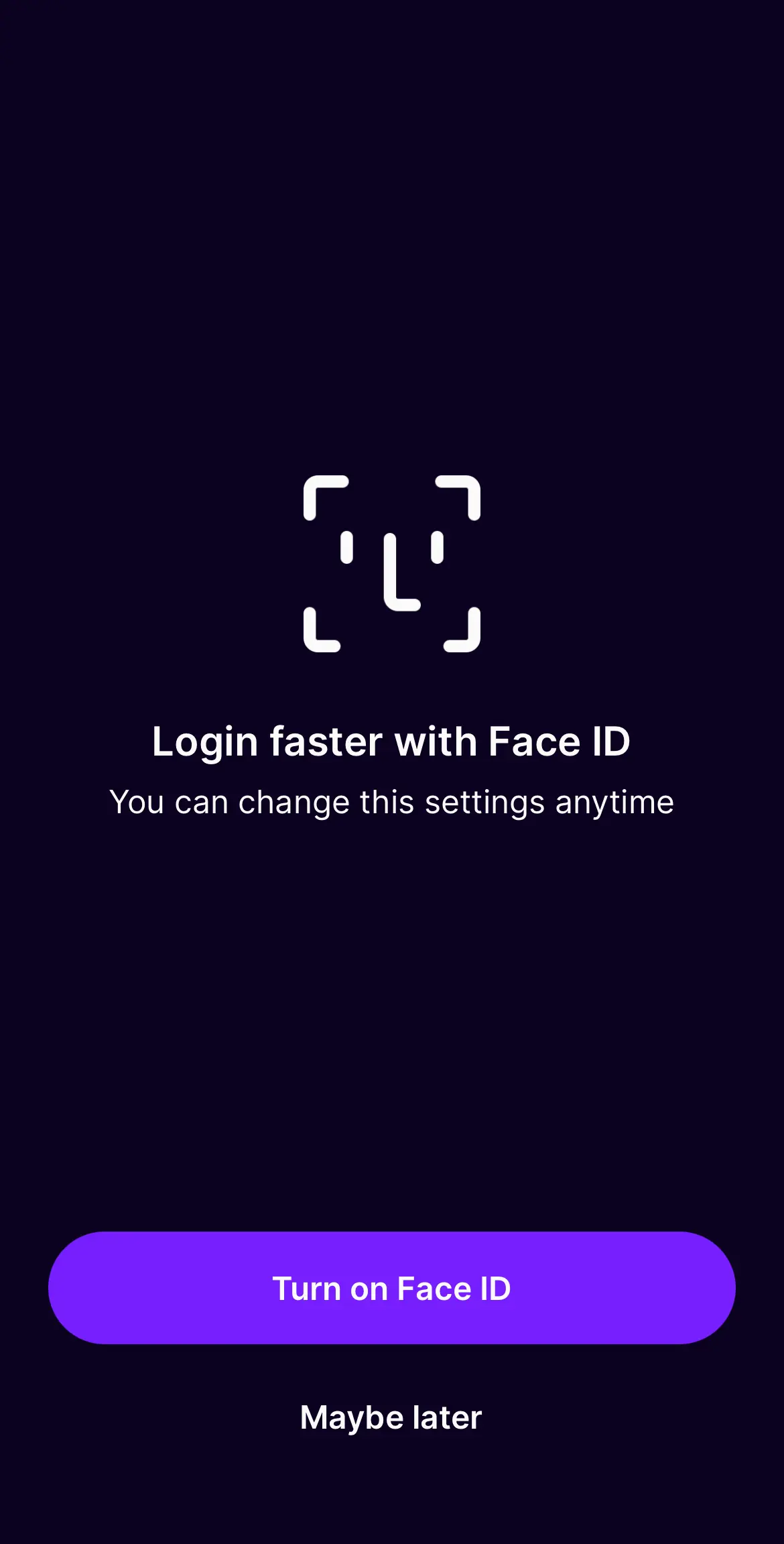允许 FACE ID